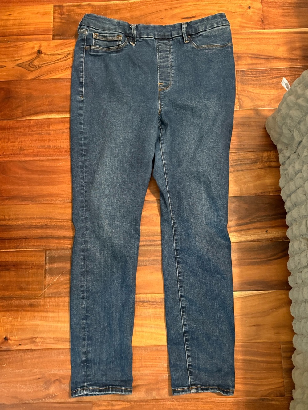 Good American Good Waist Skinny Jeans Women’s XL Blue Pull On Stretch (0506)